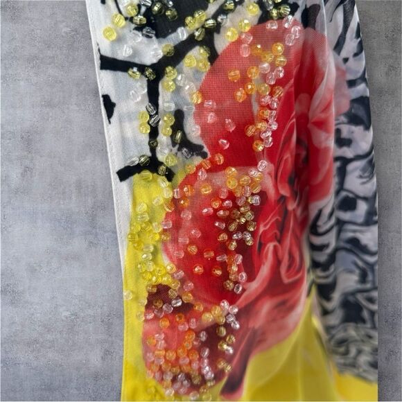 Maria Vasquez vintage top. Wear with bralette or camisole.really stunning! - Picture 8 of 8